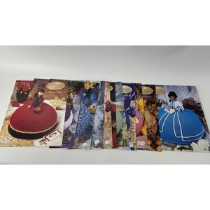 Vintage Gems Of The South Collection Barbie Doll Crochet Pattern Book Lot 12 Mo.